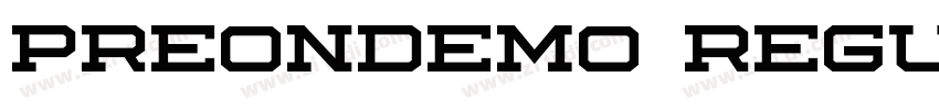 PreonDEMO Regular字体转换 PreonDEMO Regular字体转换